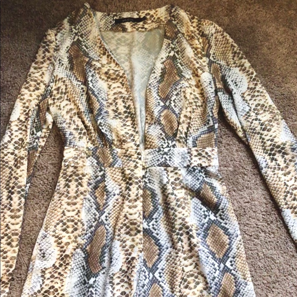 Snake Print Romper